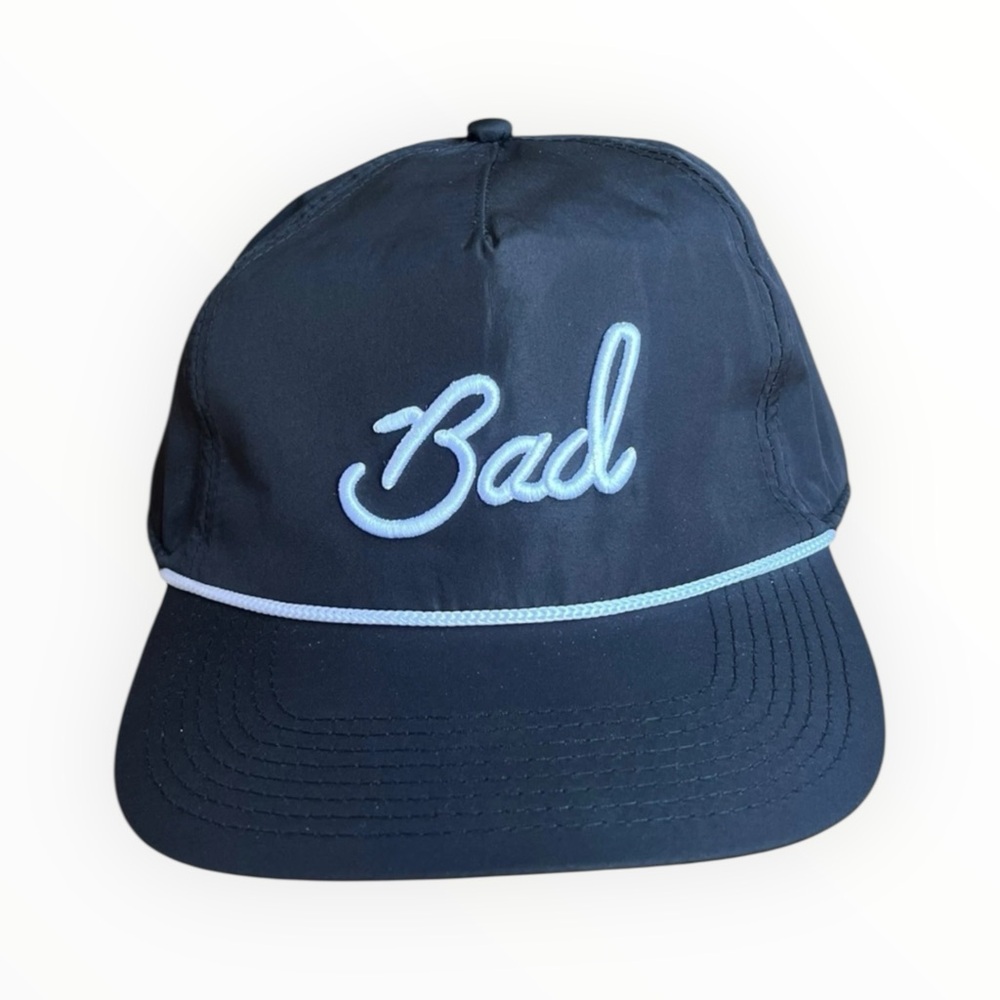 Bad Birdie Hat Cap Snap Back Black Rope Golf Golfer Polyester Embroidered OSFM